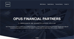 Desktop Screenshot of opusfinancialpartners.com
